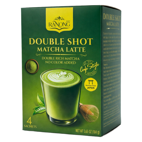 Ranong Tea Double Shot Matcha Latte, 104g Ranong Tea Double Shot Matcha Latte, 104g