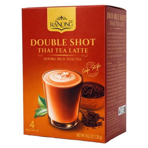 Ranong Tea Double Shot Thai Tea Latte, 128g Ranong Tea Double Shot Thai Tea Latte, 128g
