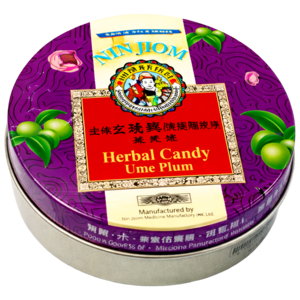 Nin Jiom Nin Jiom Kräuterbonbon-Pflaume (Ume), 60 g Nin Jiom Nin Jiom Kräuterbonbon-Pflaume (Ume), 60 g
