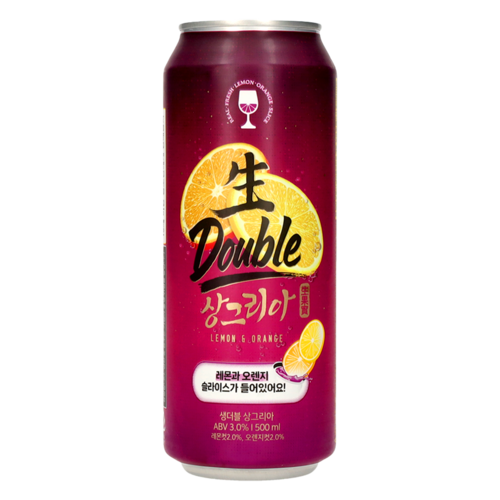 BrewGuru BrewGuru Fresh Double Fruit Cocktail, 500ml