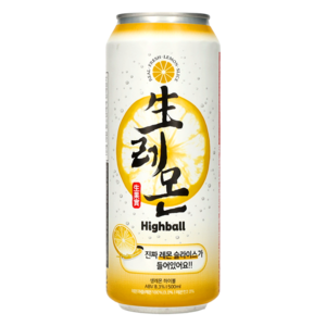 BrewGuru BrewGuru Fresh Lemon Highball, 500ml