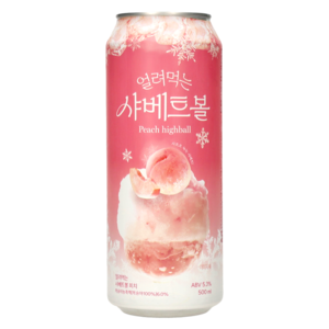 BrewGuru BrewGuru Frozen Sorbet Peach Highball, 500ml