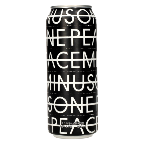 BrewGuru BrewGuru Peaceminusone Black Highball, 500ml