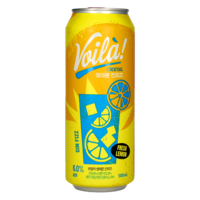 BrewGuru Voilà Cocktail Fresh Lemon Gin Fizz, 500ml