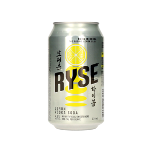 BrewGuru BrewGuru Ryse Lemon Vodka Soda, 330ml