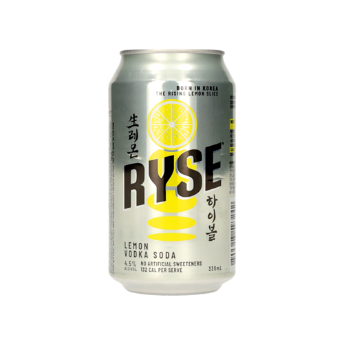BrewGuru BrewGuru Ryse Lemon Vodka Soda, 330ml