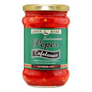 Lekker Bekkie Lekker Bekkie Surinamesische eingelegte Paprika, 290 ml