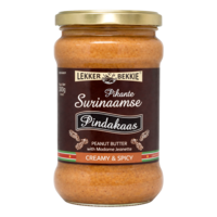 Lekker Bekkie Würzige surinamische Erdnussbutter, 300g