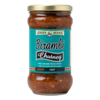 Lekker Bekkie Birambi Chutney, 290ml