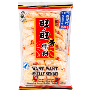 Want Want Want-Want Shelly Senbei Reiscracker, 150 g