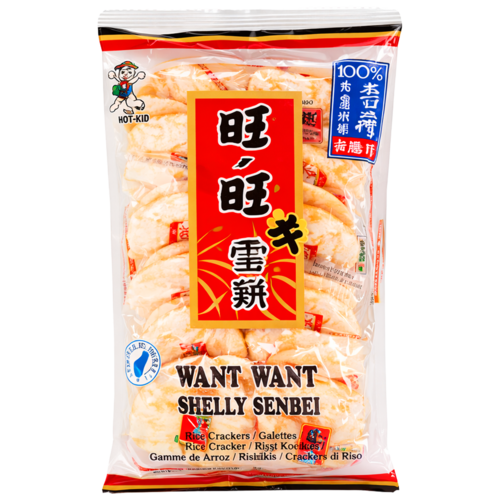 Want Want Want-Want Shelly Senbei Rice Cracker, 150g Want Want Want-Want Shelly Senbei Rice Cracker, 150g