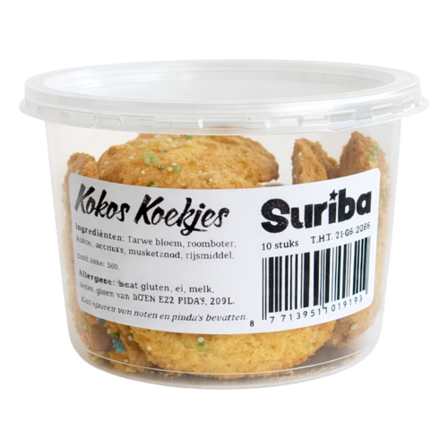 Suriba Suriba Coconut Cookies, 10 pieces