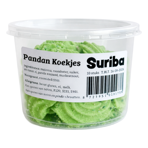 Suriba Suriba Pandan Koekjes, 10st