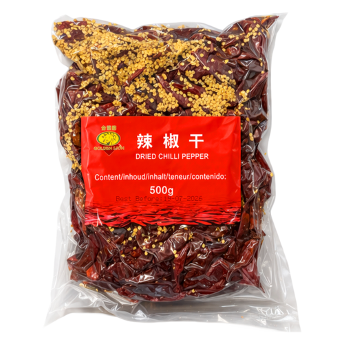 Golden Lion Golden Lion Dried Chilli Pepper Whole, 500g