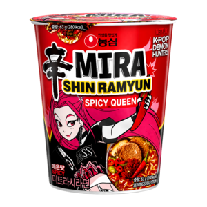 Nongshim K-Pop Demon Hunters Mira Shin Ramyun Cup, 65g Nongshim K-Pop Demon Hunters Mira Shin Ramyun Cup, 65g