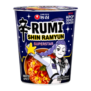 Nongshim K-Pop Demon Hunters Rumi Shin Ramyun Cup, 65g