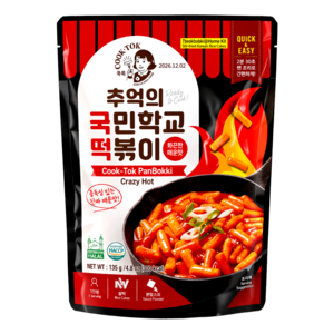Cook-Tok Panbokki Crazy Hot, 135g