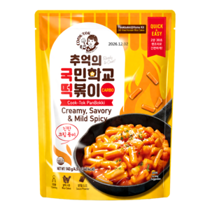 Cook-Tok Panbokki Mild Spicy Carbonara, 140g