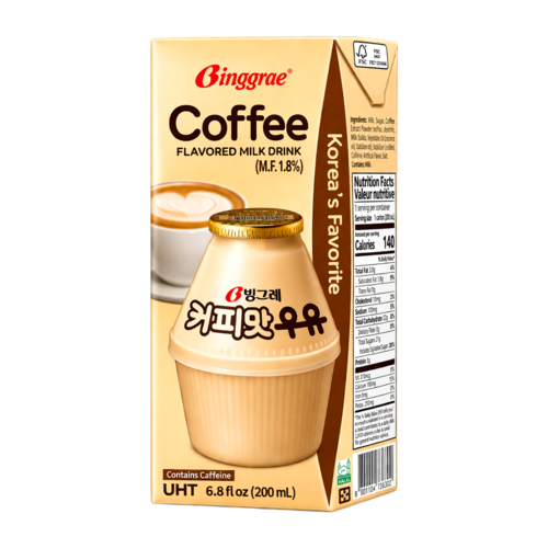 Binggrae Binggrae Coffee Flavored Milk Drink, 200ml