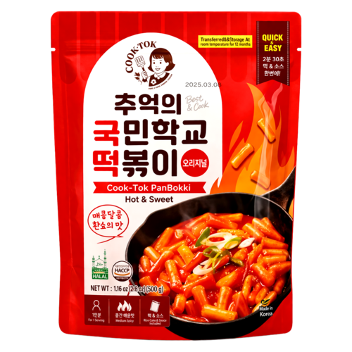 Cook-Tok Panbokki Original Spicy & Sweet, 135g