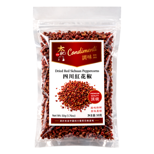 TYM TYM Red Sichuan Peppercorns, 50g