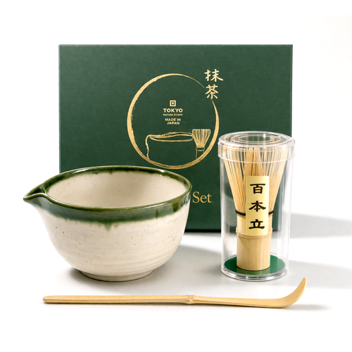 Tokyo Design Studio Tokyo Design Matcha Giftset White Oribe