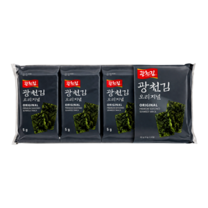 Kwangcheon Kwangcheon Seasoned Nori Seaweed Snack, 8x5g