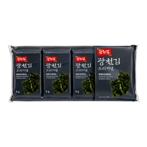 Kwangcheon Kwangcheon Seasoned Nori Seaweed Snack, 8x5g