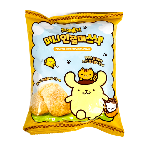Measty Measty Pompompurin Mini Injeolmi Snack, 80g