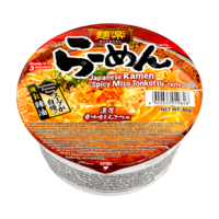 Menraku Spicy Miso Tonkotsu Cup Ramen, 80g