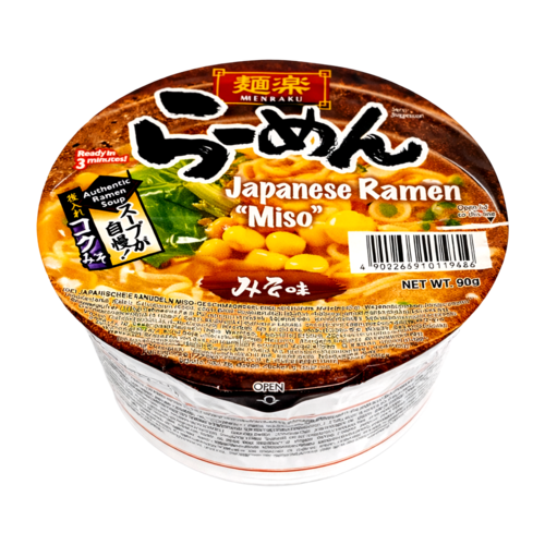 Hikari Menraku Miso Cup Ramen, 90g