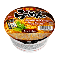Menraku Japanese Soy Sauce Cup Ramen, 76g