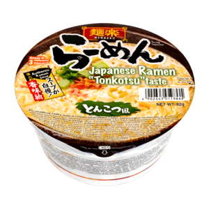 Hikari Menraku Tonkotsu Cup Ramen, 82g