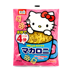 Nippn Nippn Pre Boiled Hello Kitty Macaroni, 120g