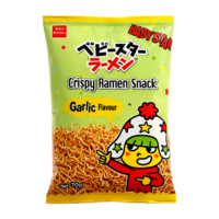 Baby Star Cirspy Ramen Snack Garlic Flavour, 70g