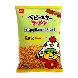 Baby Star Baby Star Cirspy Ramen Snack Garlic Flavour, 70g