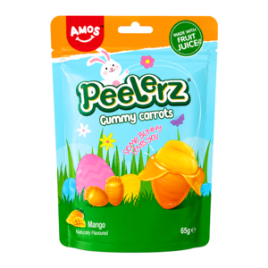 Amos Amos Peelerz Gumy Carrots, 65g
