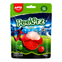 Amos Peelerz Soccer Gummy, 65g