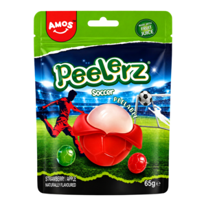Amos Amos Peelerz Soccer Gummy, 65g