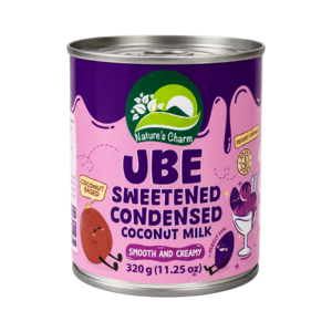 Nature's Charm Ube Sweetened Condensed Coconut Milk, 320g Nature's Charm Ube Sweetened Condensed Coconut Milk, 320g