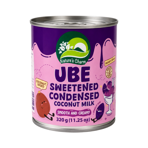 Nature's Charm Ube Sweetened Condensed Coconut Milk, 320g Nature's Charm Ube Sweetened Condensed Coconut Milk, 320g