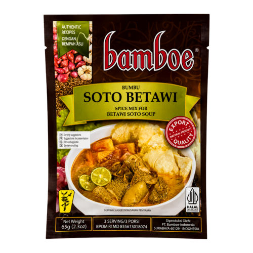 Bamboe Bamboe Bumbu Soto Betawi, 65g Bamboe Bamboe Bumbu Soto Betawi, 65g