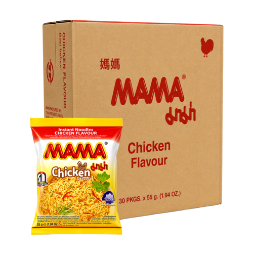 MAMA MAMA Instant Noodles Chicken DOOS, 30x55g