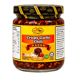 Man Fook Man Fook Crispy Garlic Chili, 170g Man Fook Man Fook Crispy Garlic Chili, 170g