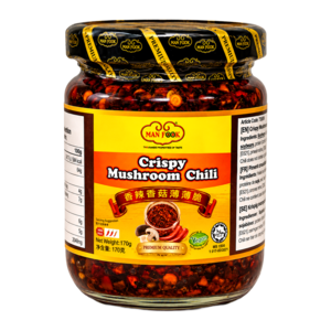 Man Fook Man Fook Crispy Mushroom Chili, 170g Man Fook Man Fook Crispy Mushroom Chili, 170g