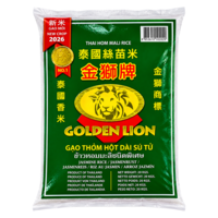 Golden Lion Thai Hom Mali Rice, 20kg