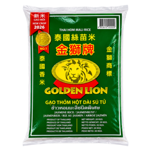 Golden Lion Golden Lion Thai Hom Mali Rice, 20kg Golden Lion Golden Lion Thai Hom Mali Rice, 20kg