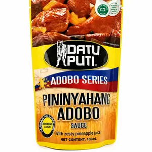 Datu Puti Datu Puti Pininyahang Adobo Sauce, 180ml Datu Puti Datu Puti Pininyahang Adobo Sauce, 180ml