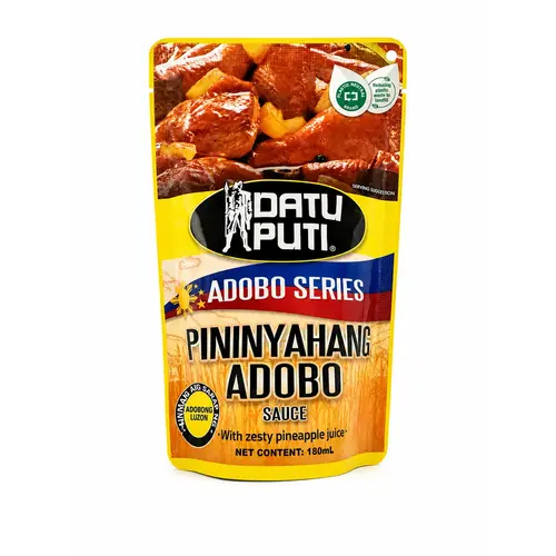 Datu Puti Datu Puti Pininyahang Adobo Sauce, 180ml Datu Puti Datu Puti Pininyahang Adobo Sauce, 180ml