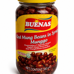 Buenas Red Mung Beans in Syrup, 340g